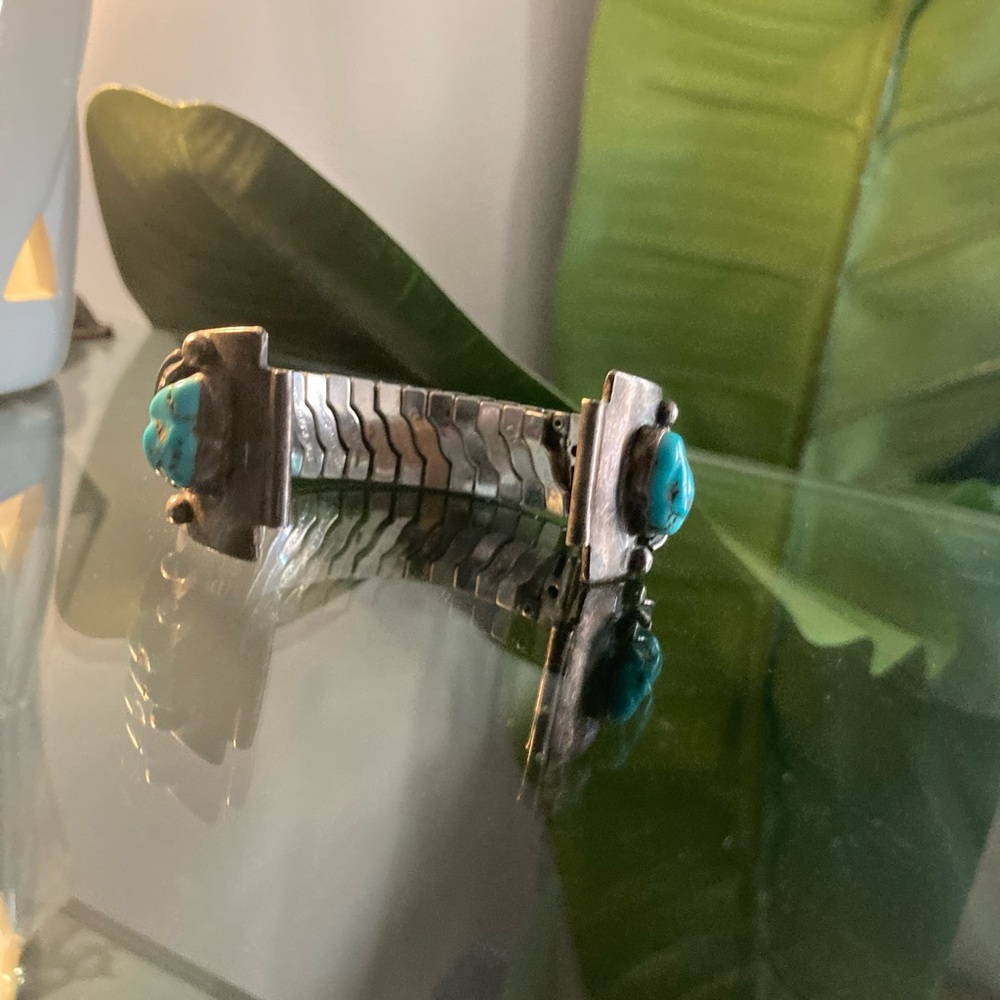 Turquoise watch bracelet- Authentic Vintage Navajo